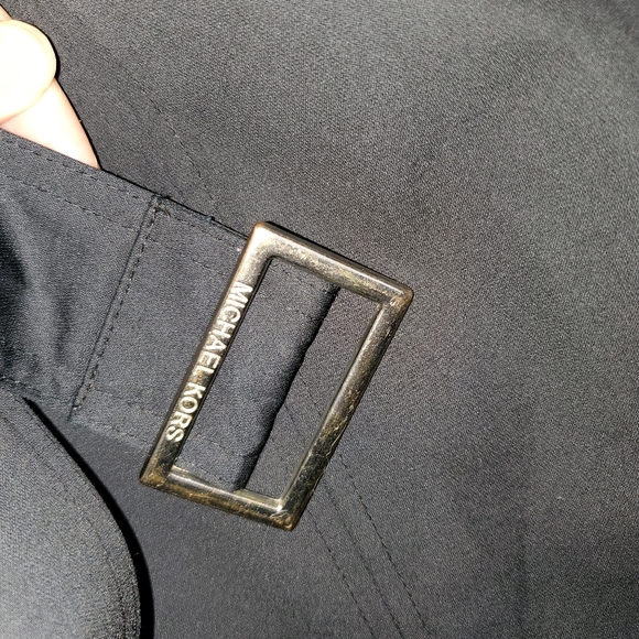 Michael Kors EUC Black Trench Coat - Picture 6 of 8